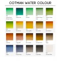 英國 WINSOR&NEWTON 溫莎牛頓 Cotman 塊狀水彩 (8色) 白盒PLUS套裝 0390396	